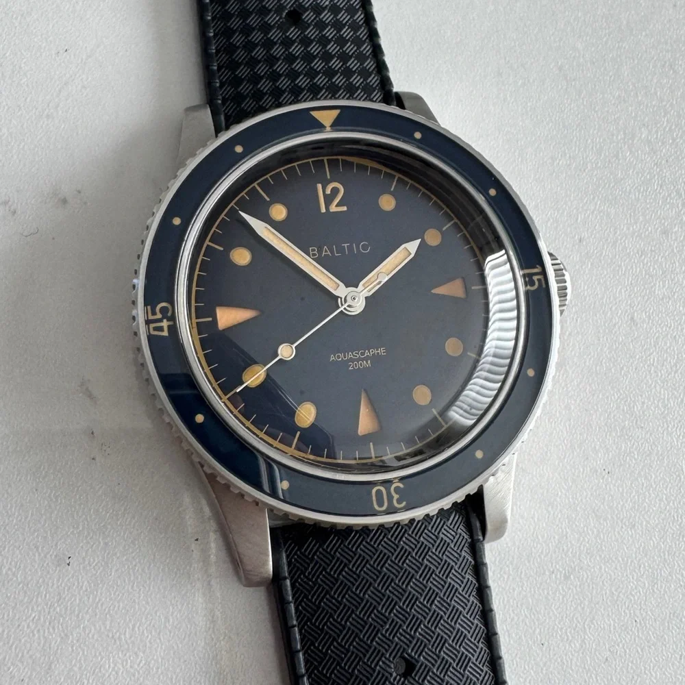 Baltic Aquascaphe Automatic Blue Dial Men's Watch - Picture 5 of 12